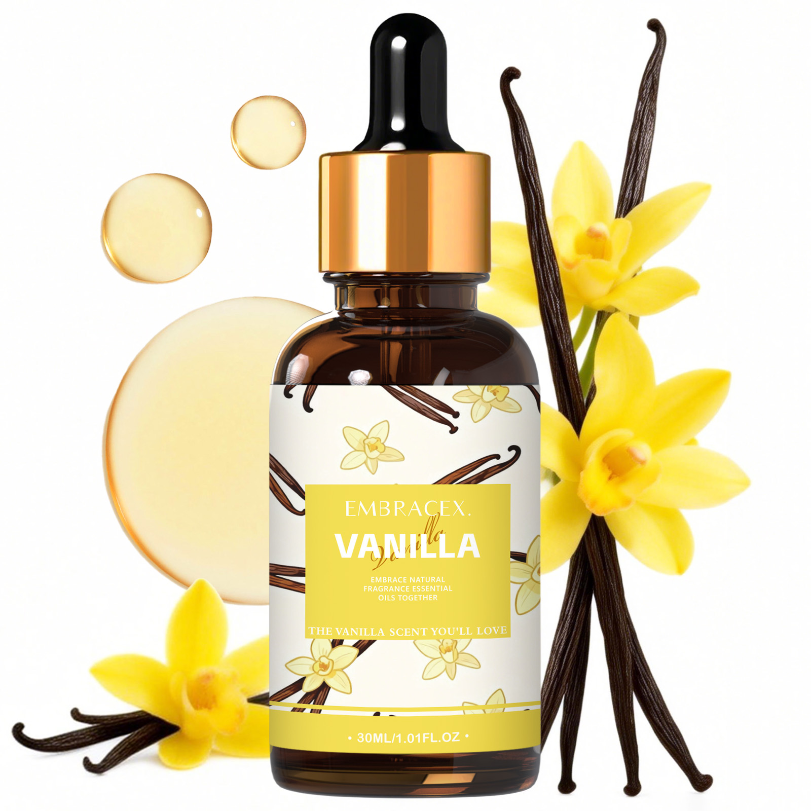 Candle Making Essential Oil - 30 ml vanille-etherische olie voor diffusers,