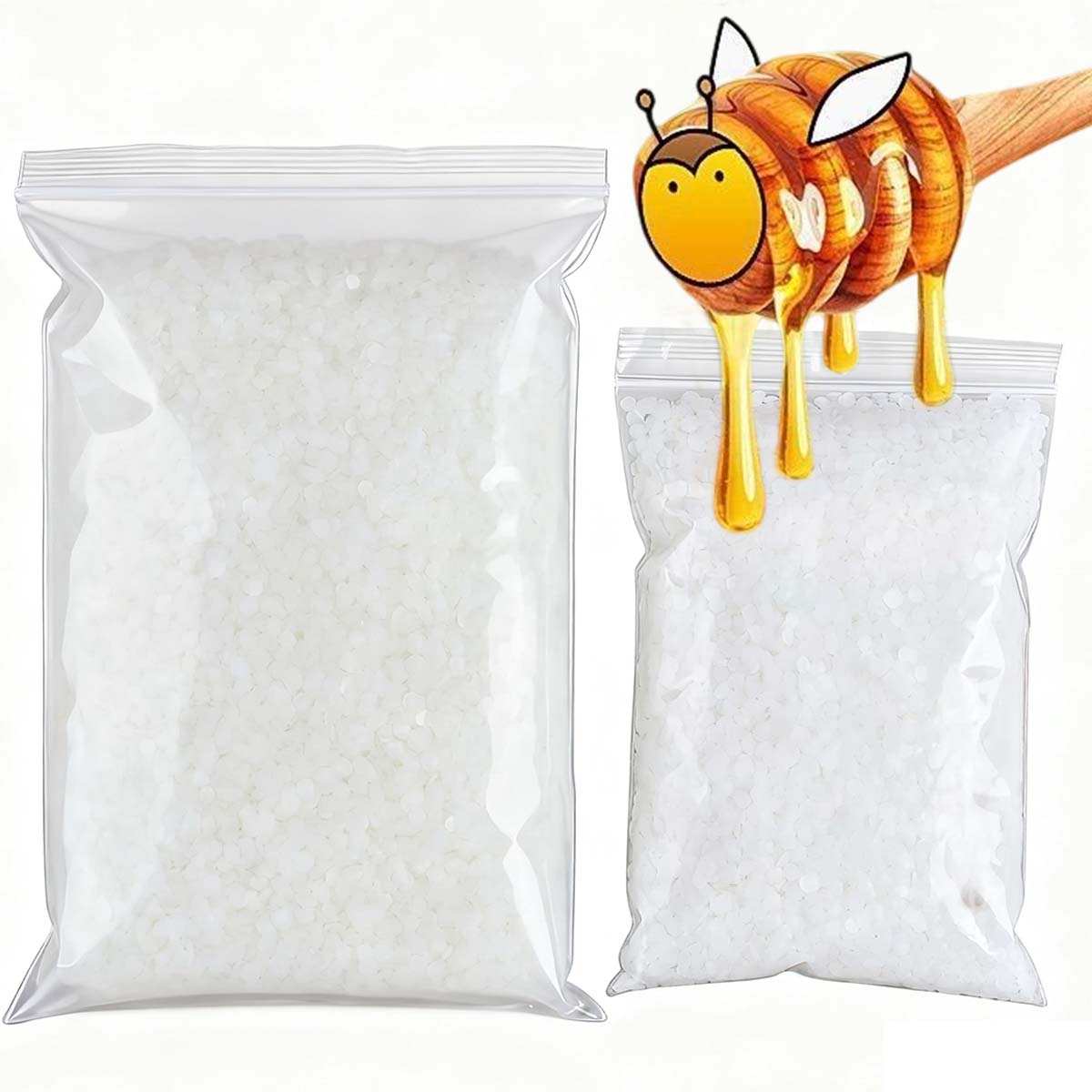 Candle Making Experience - 200g-1000g Witte Bijenwas Puur Natuurlijke Korrelige