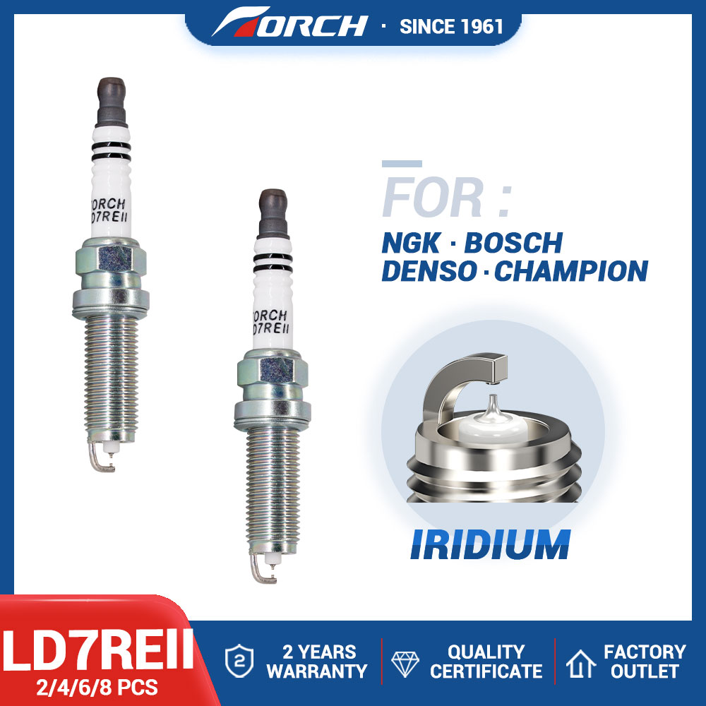 Candle X - 2-8PCS Dubbele Iridium Kaars TORCH LD7REII
