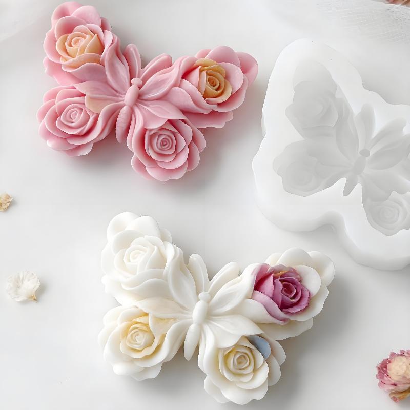 Candle Making Activity - DIY Rose Butterfly Form siliconen mal
