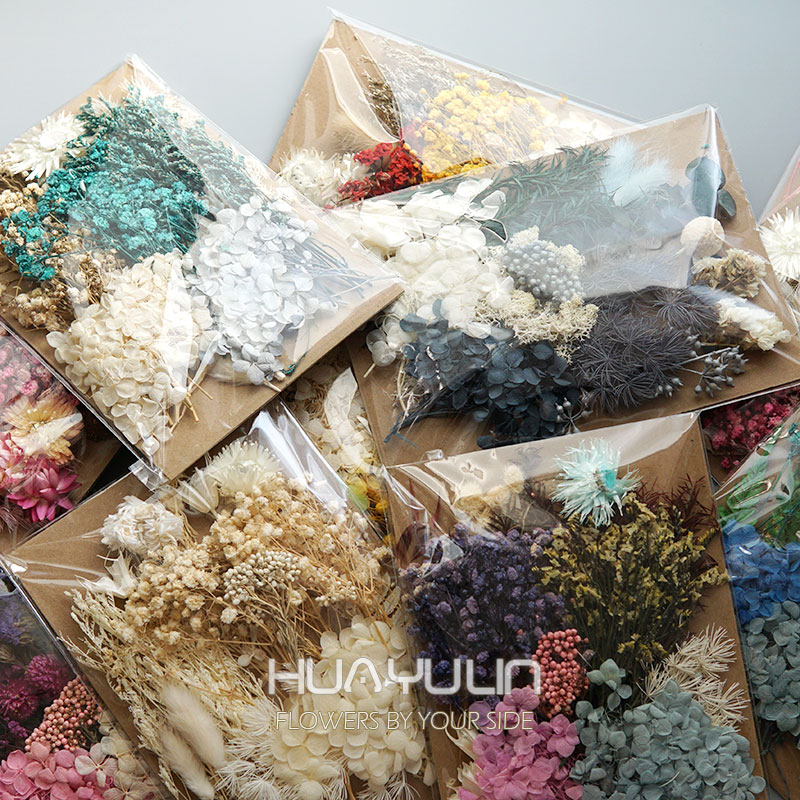 Candle Making Experience - 1-pack kunstplanten gedroogde echte bloemen geconserveerde