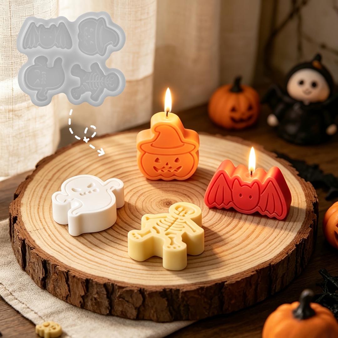 Candle Making Design - 4-delige siliconenhars malset voor het zelf