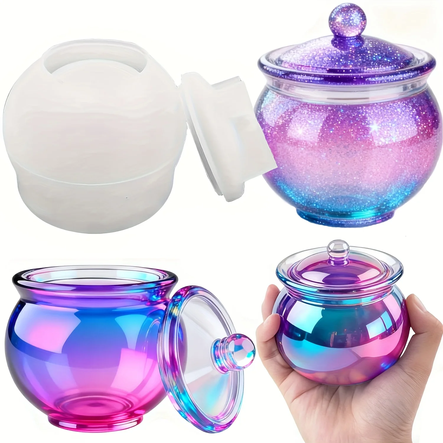 Candle Making Design - 1 set ronde hars kunnen mallen