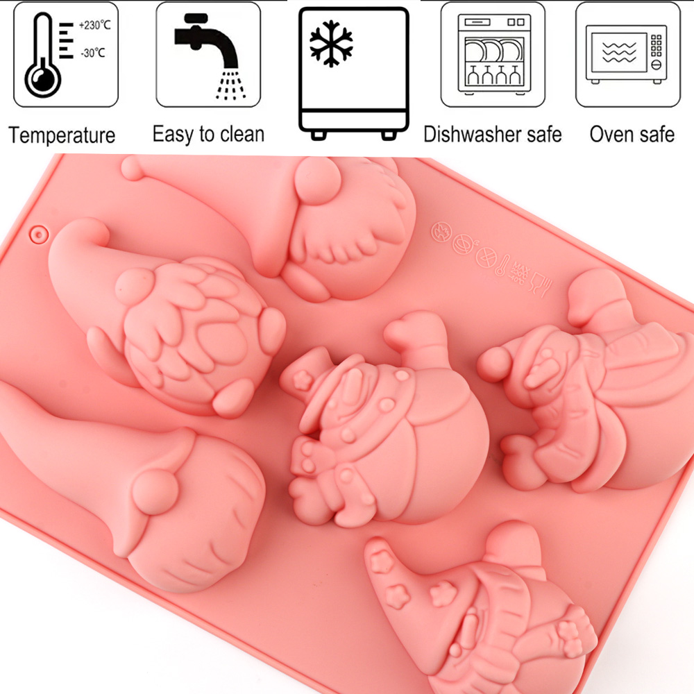 6-delige siliconen bakvorm voo - Candle Making Experience recensie en prijs