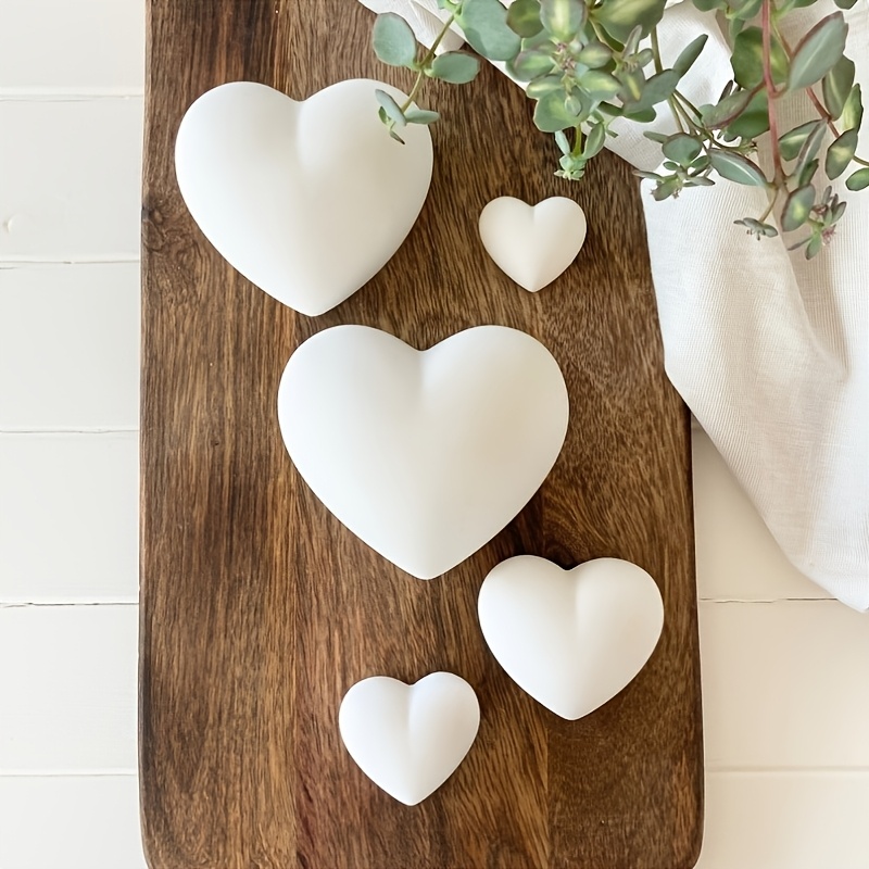 5 stuks hartvormige gipskaars  - Candle Making Design recensie en prijs