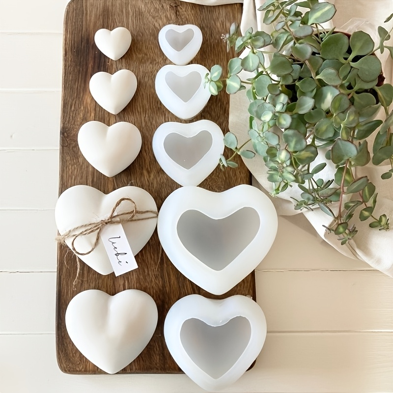 5 stuks hartvormige gipskaars  - Candle Making Design recensie en prijs