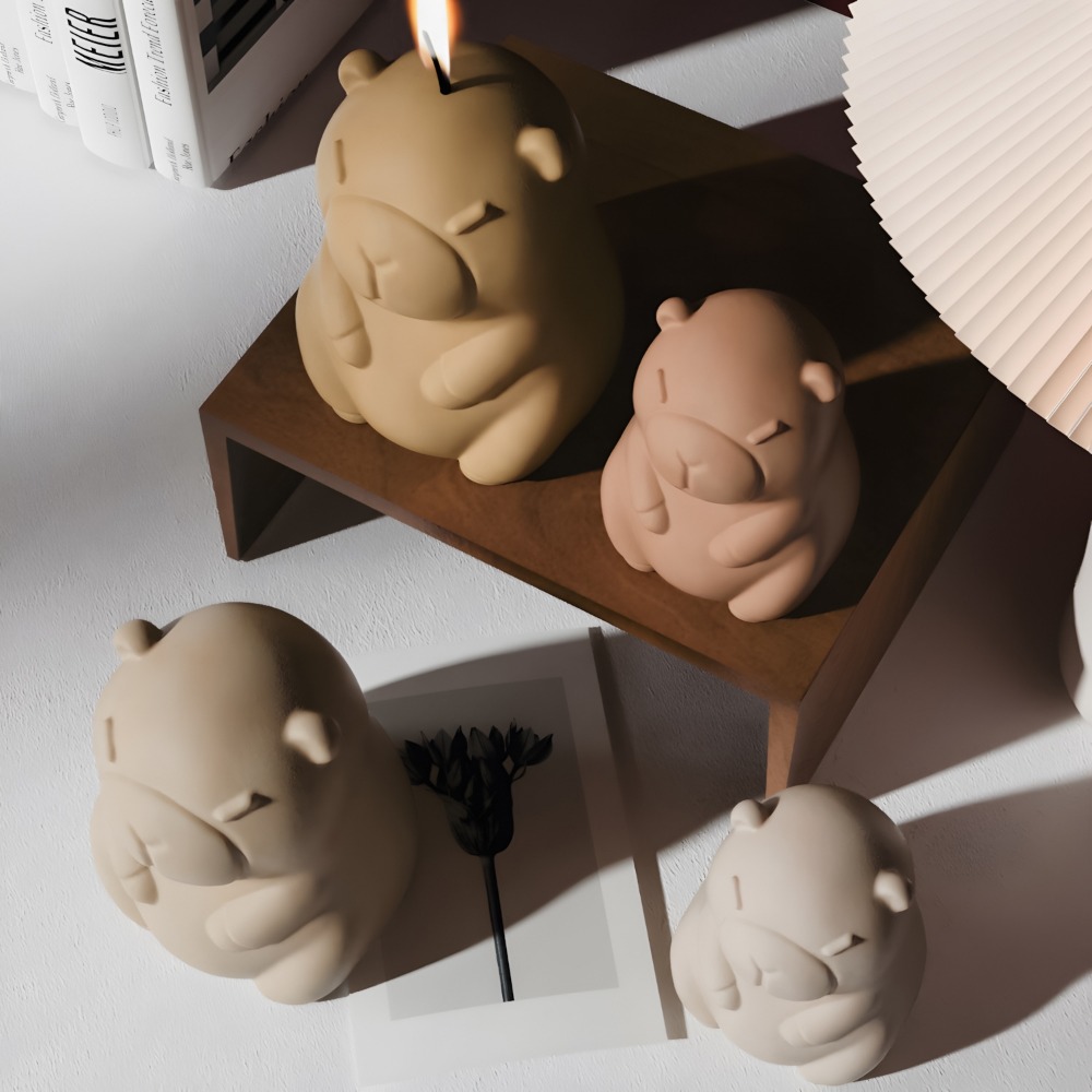 Staande Capibara geurkaars sil - Candle Making Experience recensie en prijs