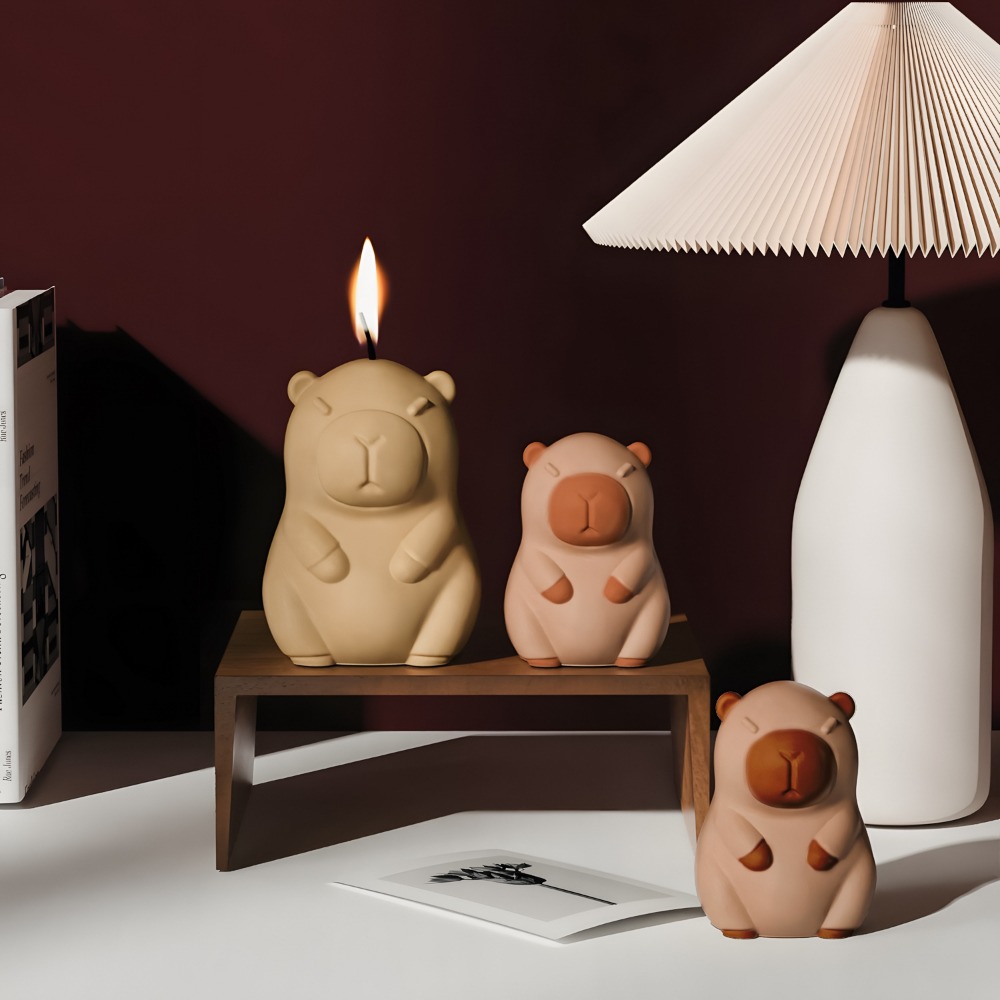 Staande Capibara geurkaars sil - Candle Making Experience recensie en prijs