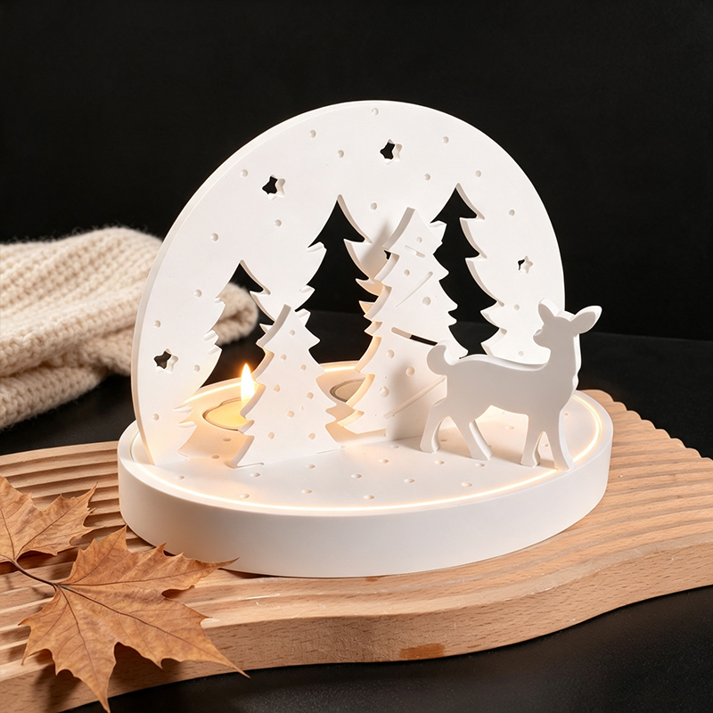 Kerst-Eland Theelicht Houder S - Candle Making Design recensie en prijs