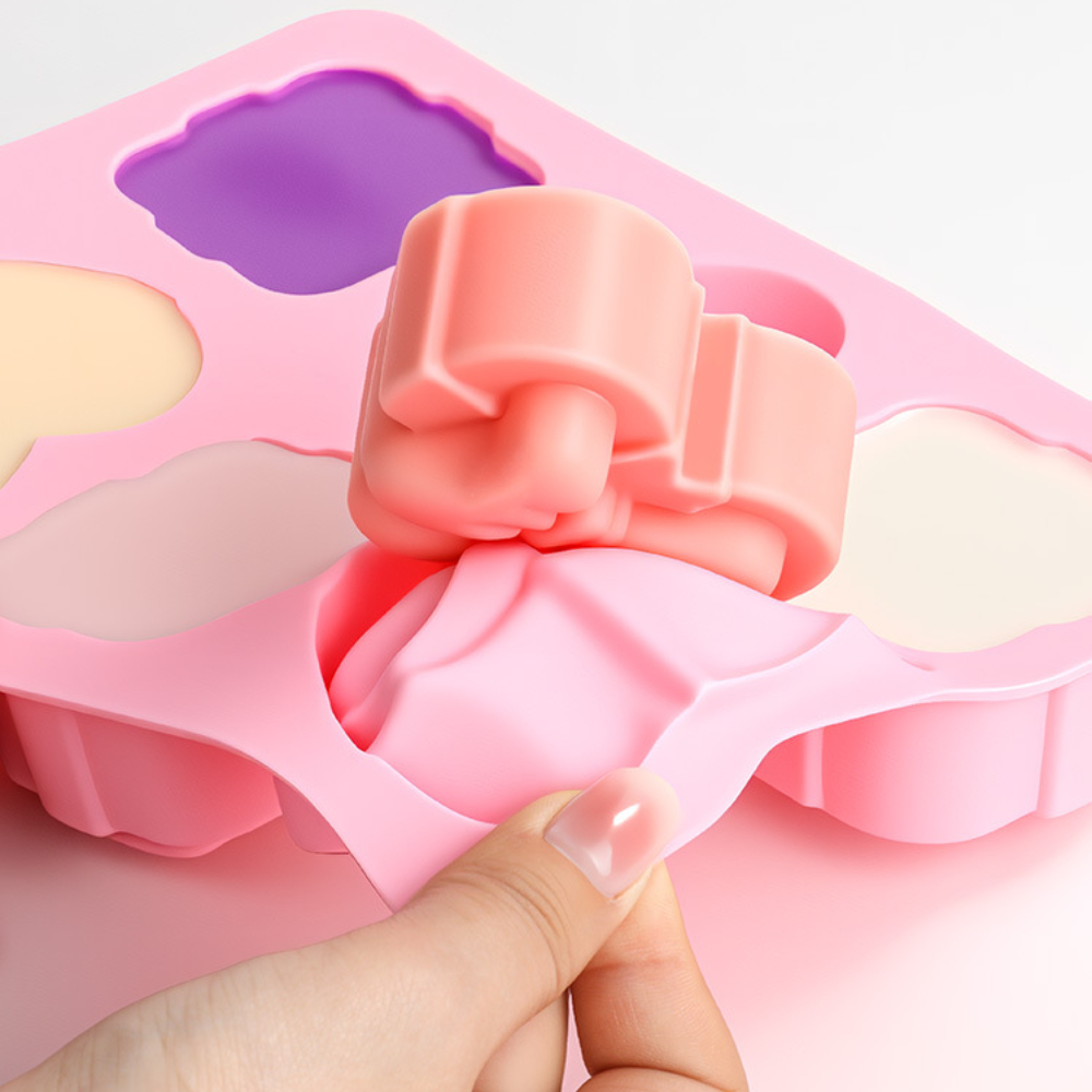 Vierkante hartvorm siliconen m - Candle Making Experience recensie en prijs
