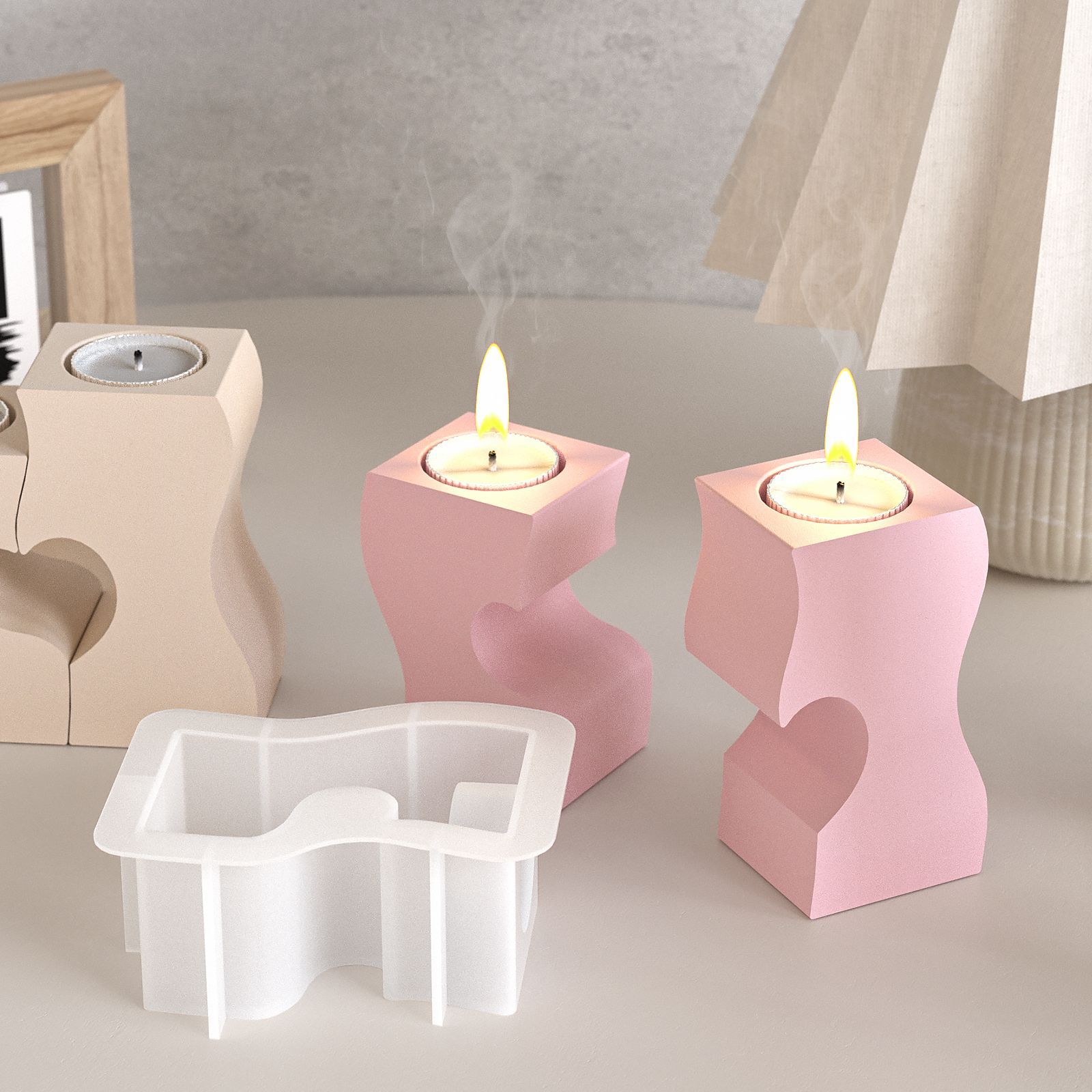 S Hart Kandelaar Siliconen Mal - Candle Making Design recensie en prijs
