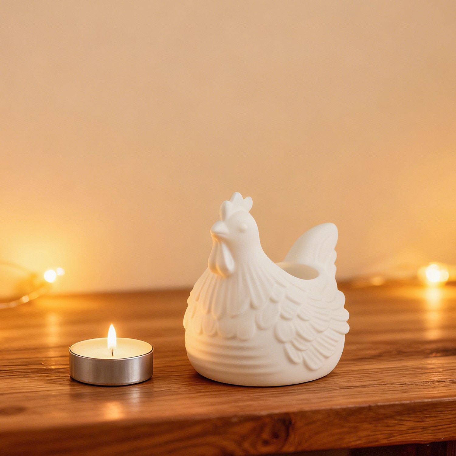 DIY 3D kleine kip kaarshouder  - Candle Making Design recensie en prijs