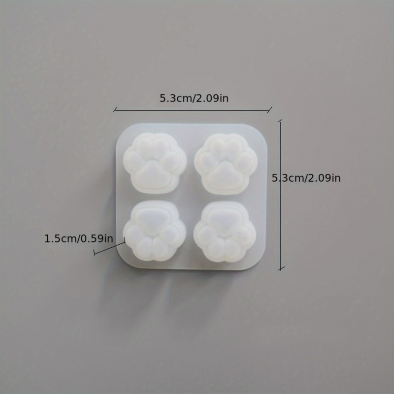 1Cat Paw Pattern siliconen mal - Candle Making Set recensie en prijs
