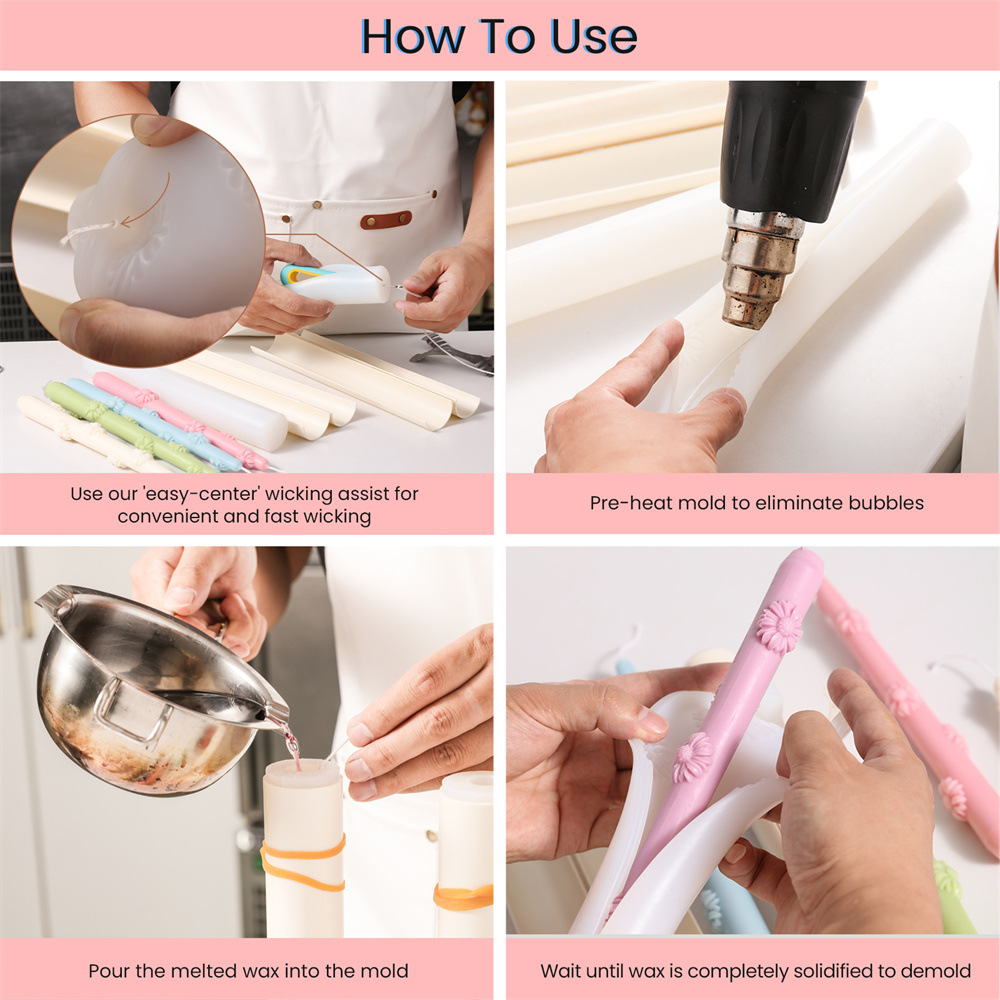 Bowan Nicole Daisy Bloem Taper - Candle X recensie en prijs