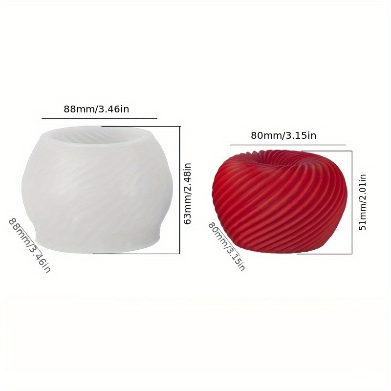 Een trendy rode appelvormige s - Candle Making Design recensie en prijs