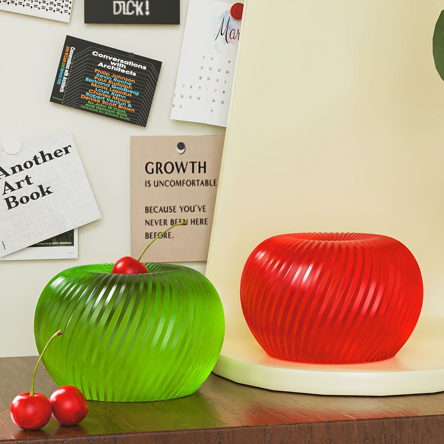 Een trendy rode appelvormige s - Candle Making Design recensie en prijs