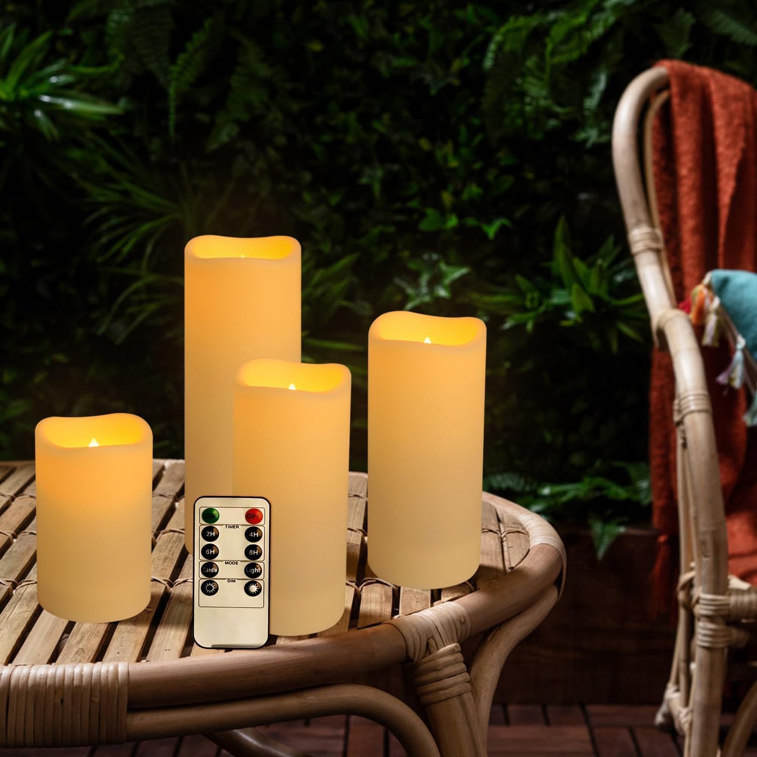 Set van 96 waterdichte buitenk - Candle X recensie en prijs
