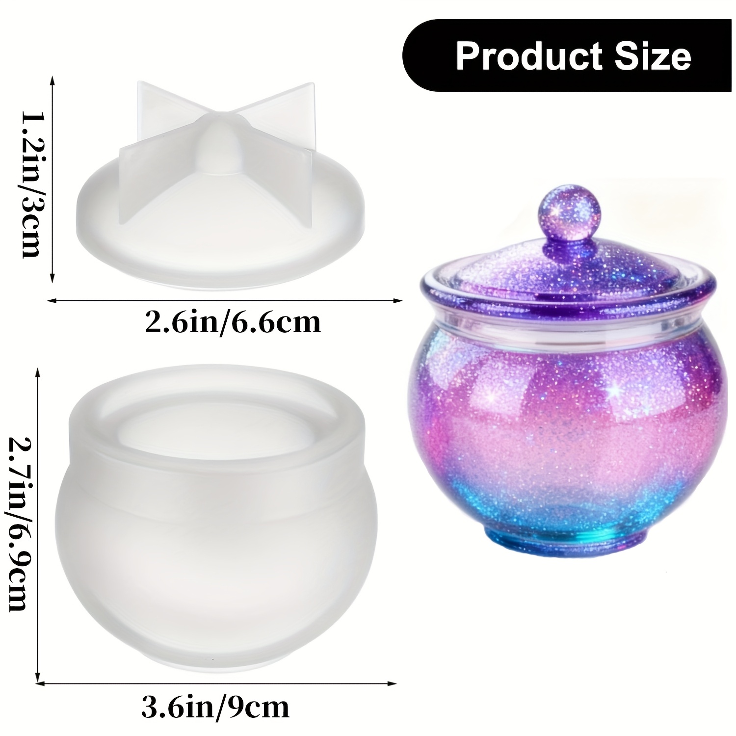 1 set ronde hars kunnen mallen - Candle Making Design recensie en prijs